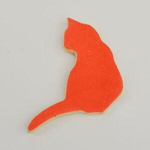 ÍMÃ DE GELADEIRA <br /> Sentadim<br /> Laranja fosco