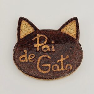 ÍMÃ DE GELADEIRA <br /> Pai de Gato<br /> Ferrugem