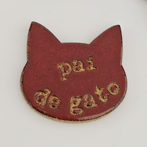 ÍMÃ DE GELADEIRA <br /> Pai de Gato<br /> Vinho