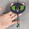 Escultura de gato para parede Kirk Cinza