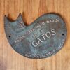 Placa de gato em cerâmica MARICOTA Contas / Verde escuro