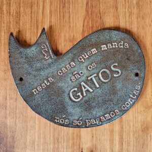 Placa de gato em cerâmica MARICOTA Contas / Verde escuro