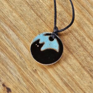 COLAR <br /> Mausi<br /> Turquesa e preto