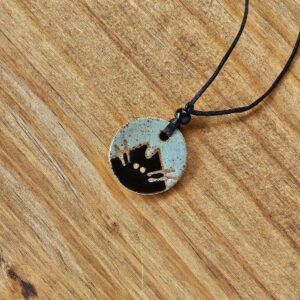 COLAR <br /> Micki<br /> Preto e turquesa