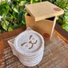 Porta-copos de gato em cerâmica Sião Rostinho Feliz
