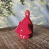 Pequena escultura de gato em cerâmica GATINHO DARTH vermelho